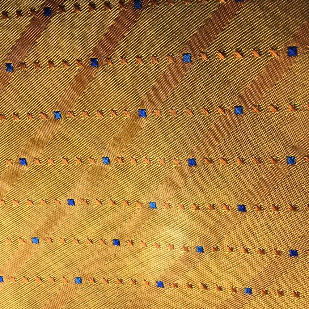 Necktie Talented Orange - made in Italy %100 silk